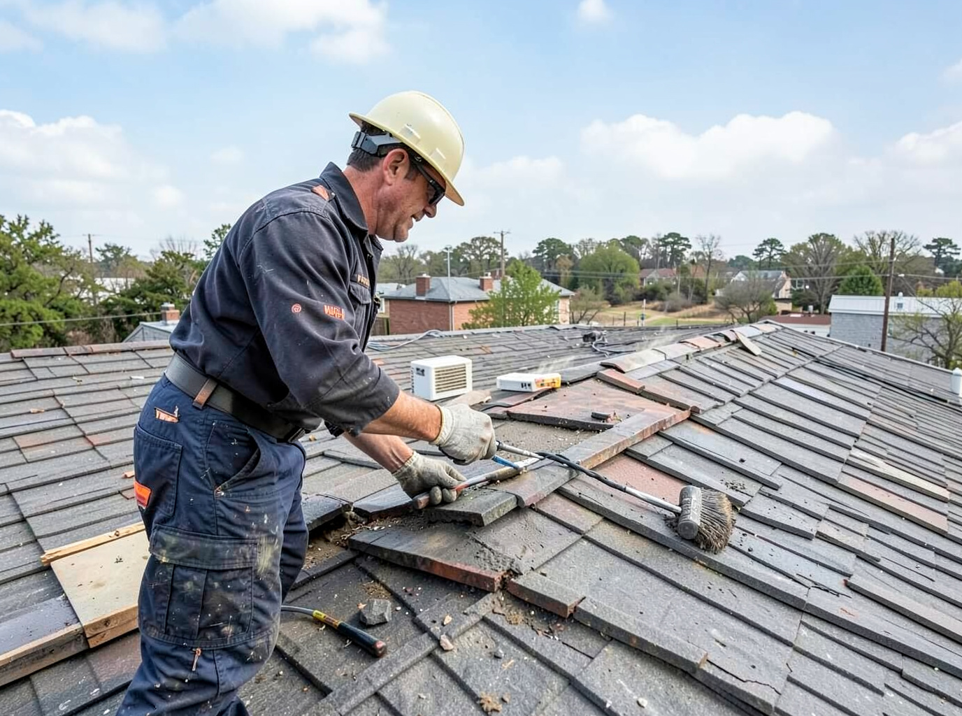 Wind Damage Roof Repair in Joplin